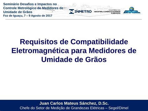 Requisitos de Compatibilidade Eletromagnética para 